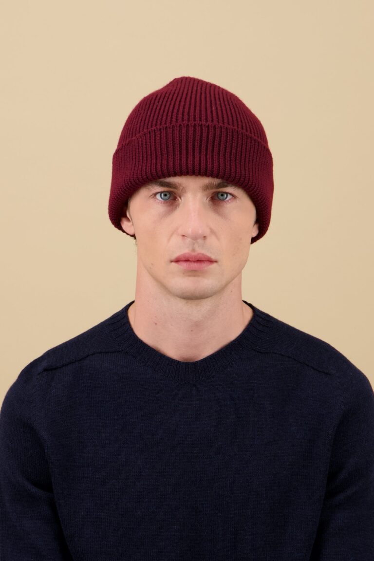 Nitto Knitwear - Bonnet Ara - Bordeaux
