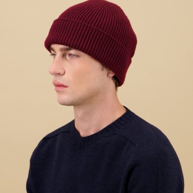 Nitto Knitwear - Bonnet Ara - Bordeaux