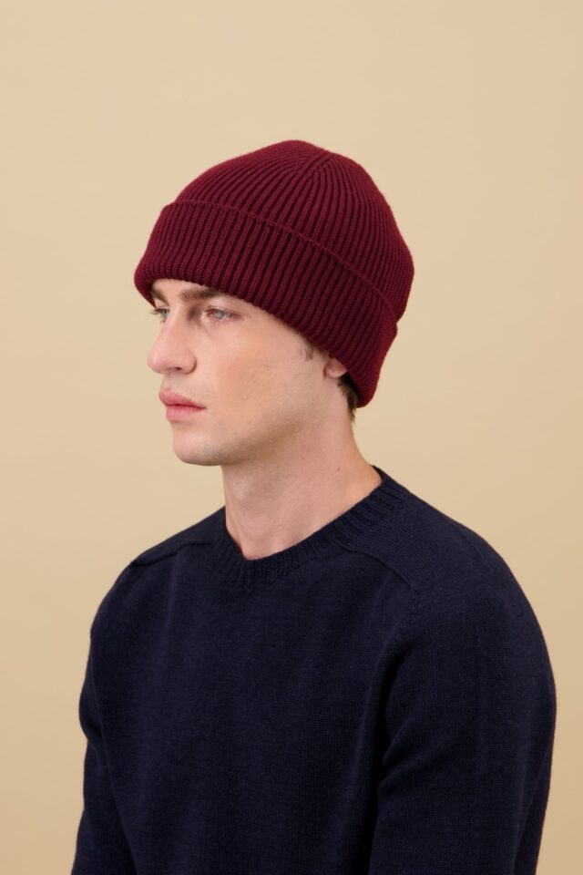 Nitto Knitwear - Bonnet Ara - Bordeaux