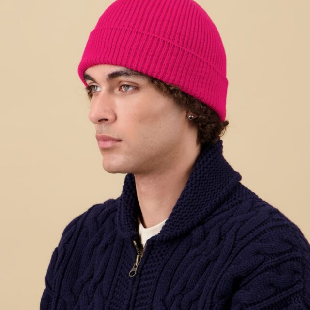 Nitto Knitwear - Bonnet Ara - Fuchsia