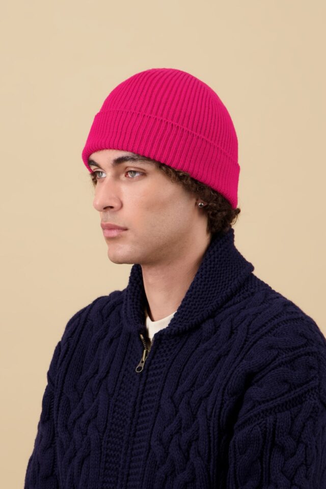 Nitto Knitwear - Bonnet Ara - Fuchsia