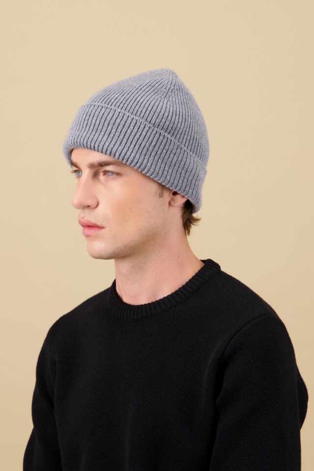 Nitto Knitwear - Bonnet Ara - Gris moyen