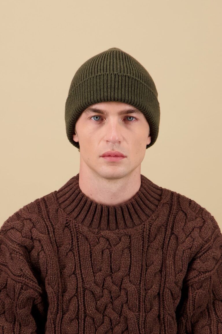Nitto Knitwear - Bonnet Ara - Kaki