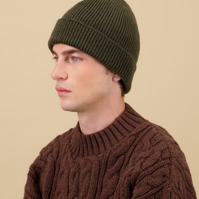 Nitto Knitwear - Bonnet Ara - Kaki