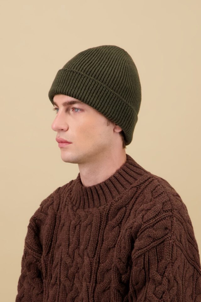 Nitto Knitwear - Bonnet Ara - Kaki