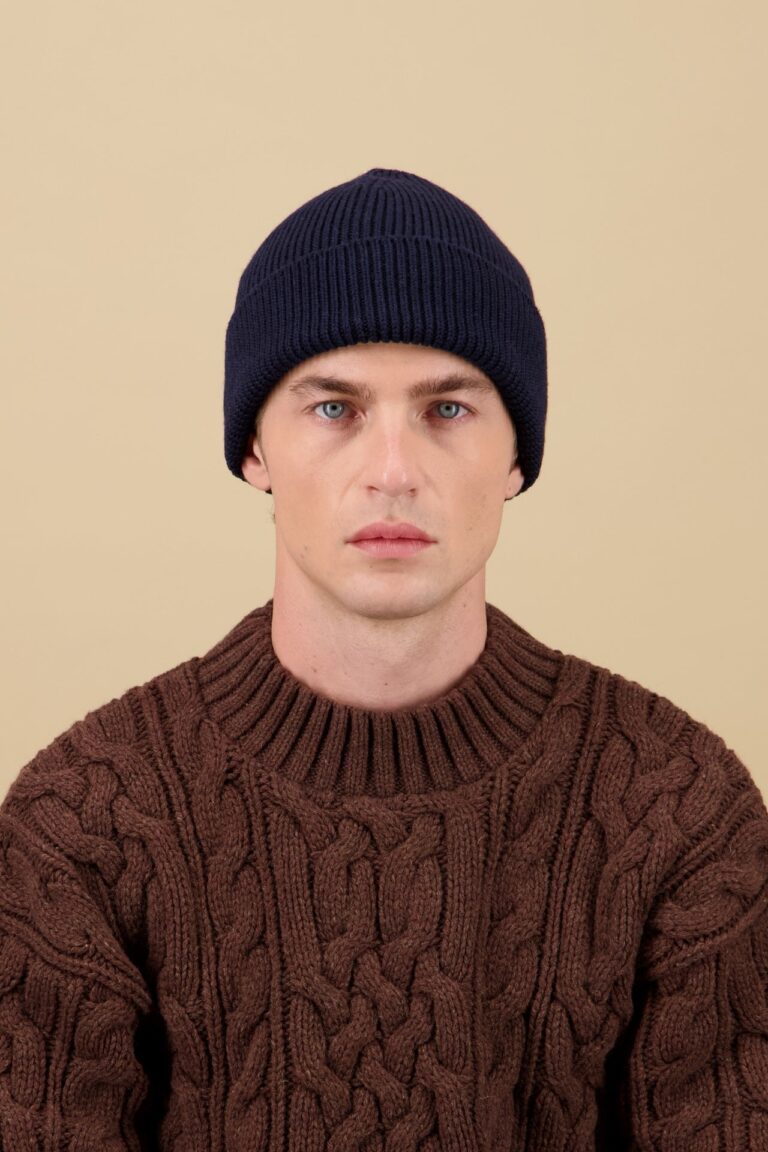 Nitto Knitwear - Bonnet Ara - Marine