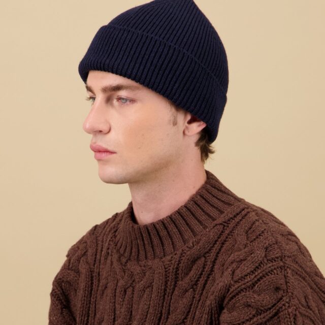 Nitto Knitwear - Bonnet Ara - Marine