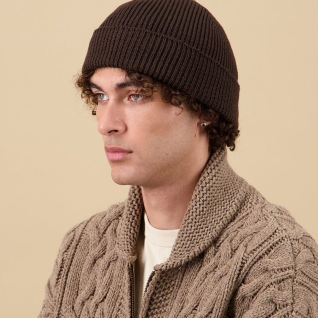 Nitto Knitwear - Bonnet Ara - Marron