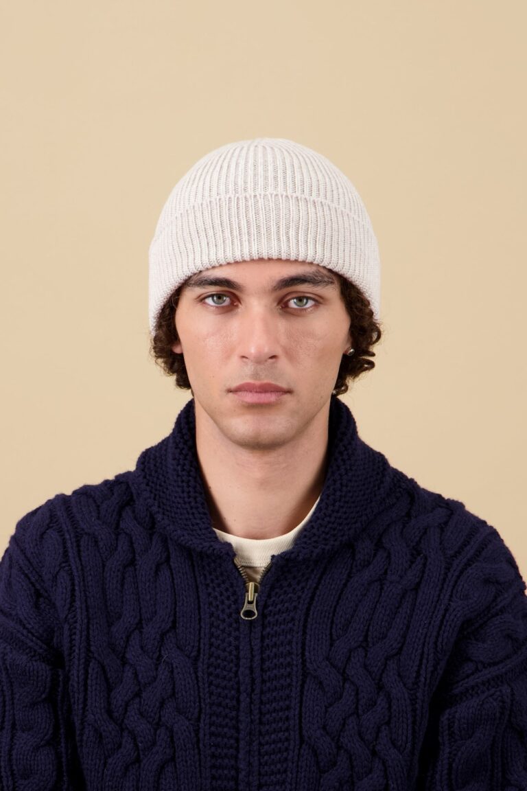 Nitto Knitwear - Bonnet Ara - Naturel