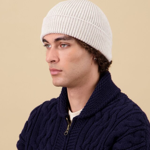 Nitto Knitwear - Bonnet Ara - Naturel