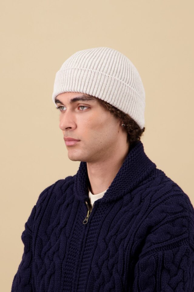 Nitto Knitwear - Bonnet Ara - Naturel