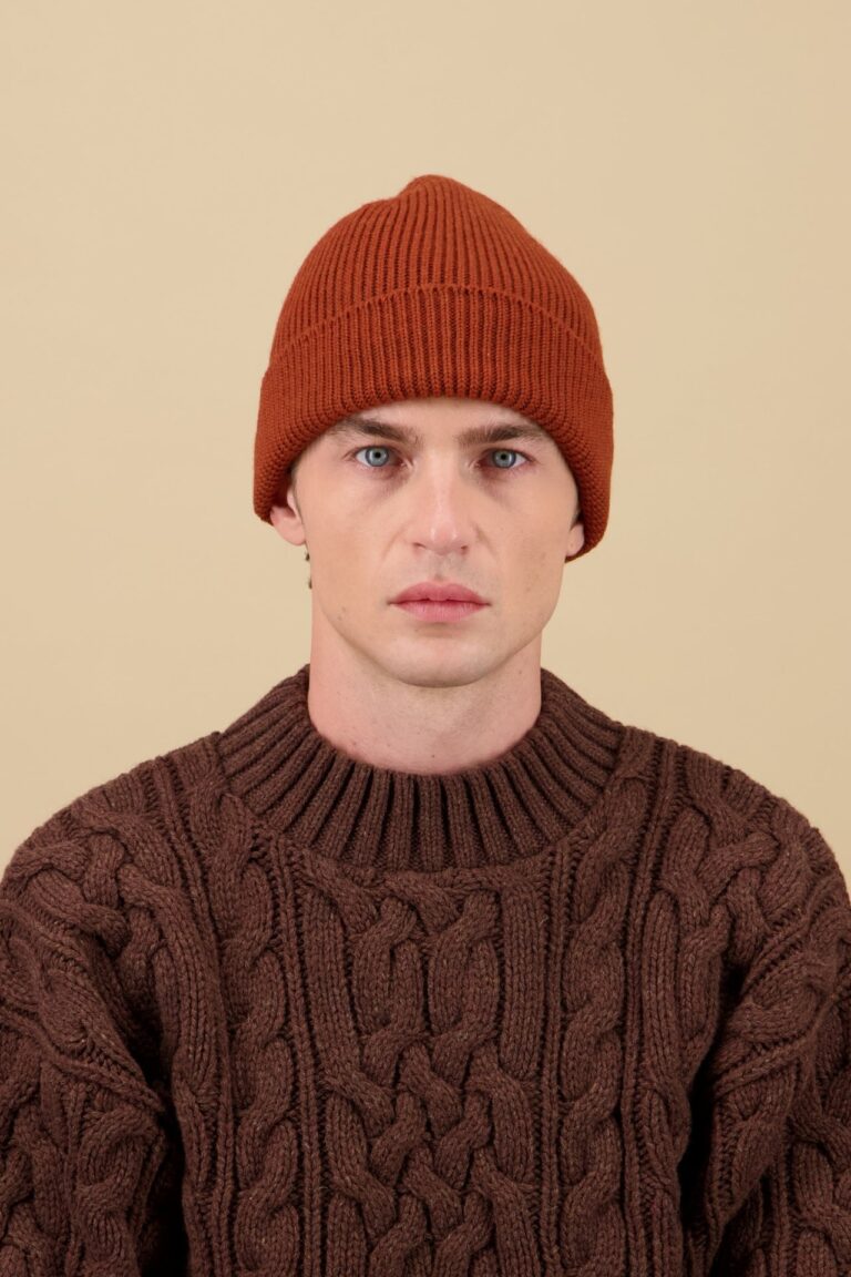 Nitto Knitwear - Bonnet Ara - Rouille