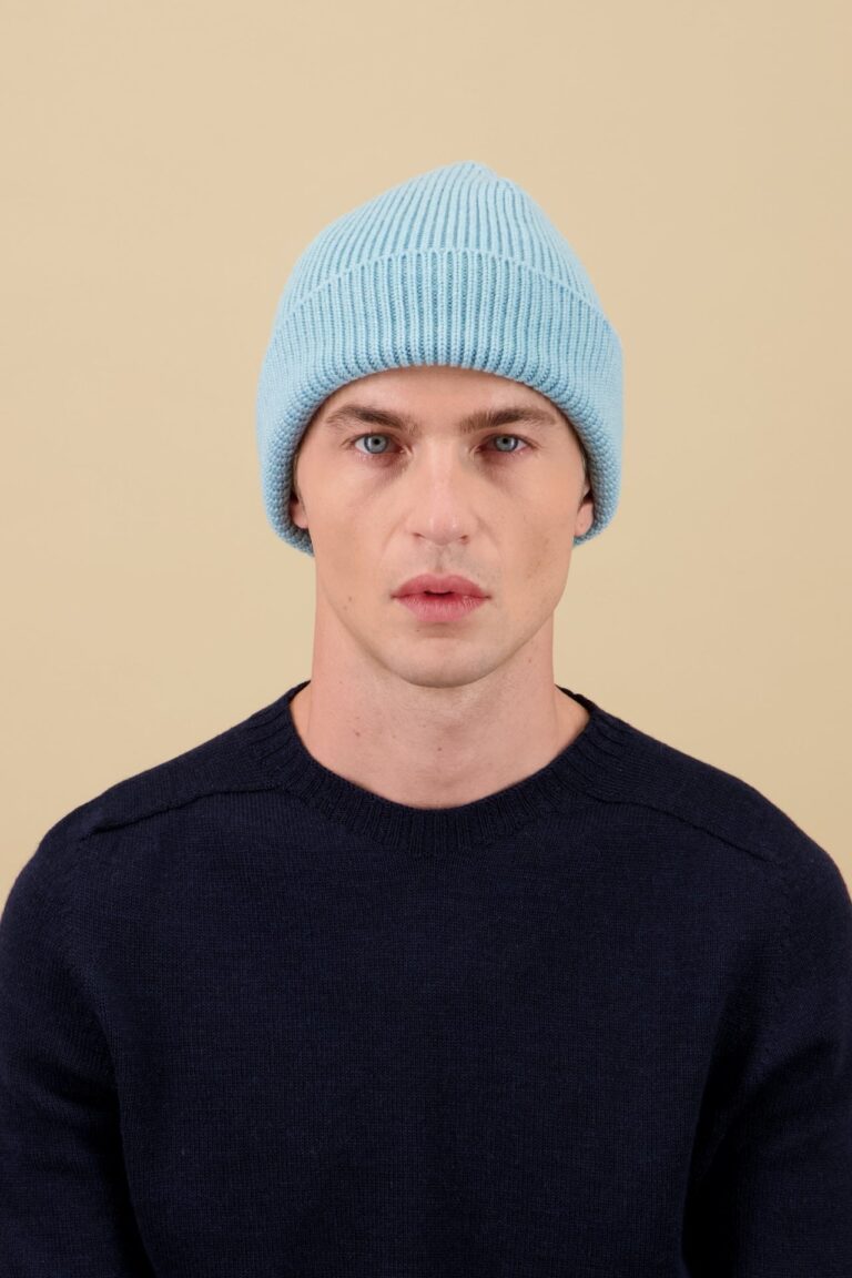 Nitto Knitwear - Bonnet Ara - Vert d'eau