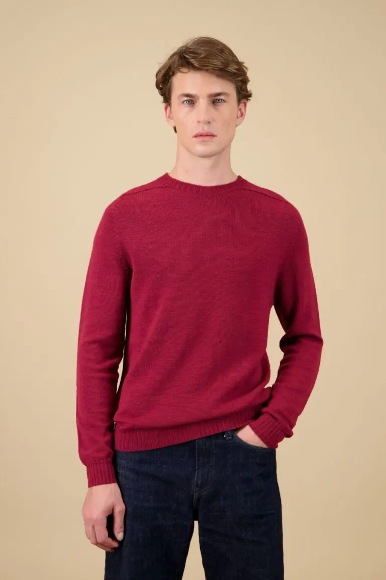 Pull à col rond en maille graphique - Homme de luxe | Nouveautés 1AJBW2