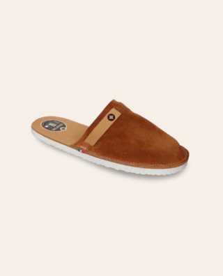 Couleur Tong - Chaussons Cuir ARLY Sable