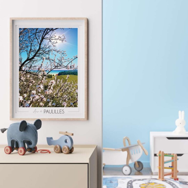 Foliove - Affiche Anse de Paulilles - Amandiers