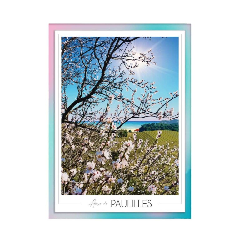 Foliove - Affiche Anse de Paulilles - Amandiers