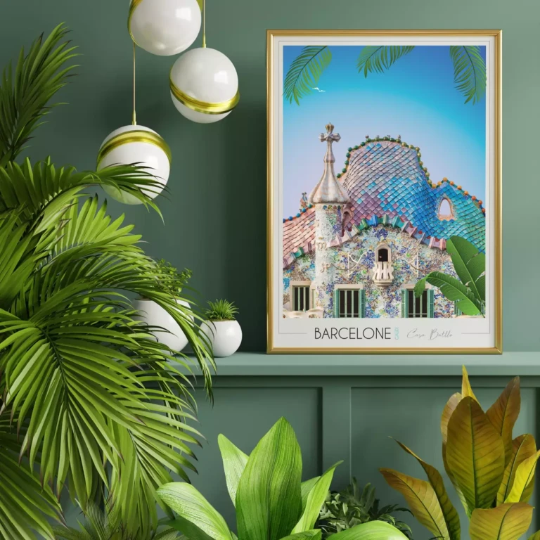 Foliove - Affiche Barcelone Casa Batlló