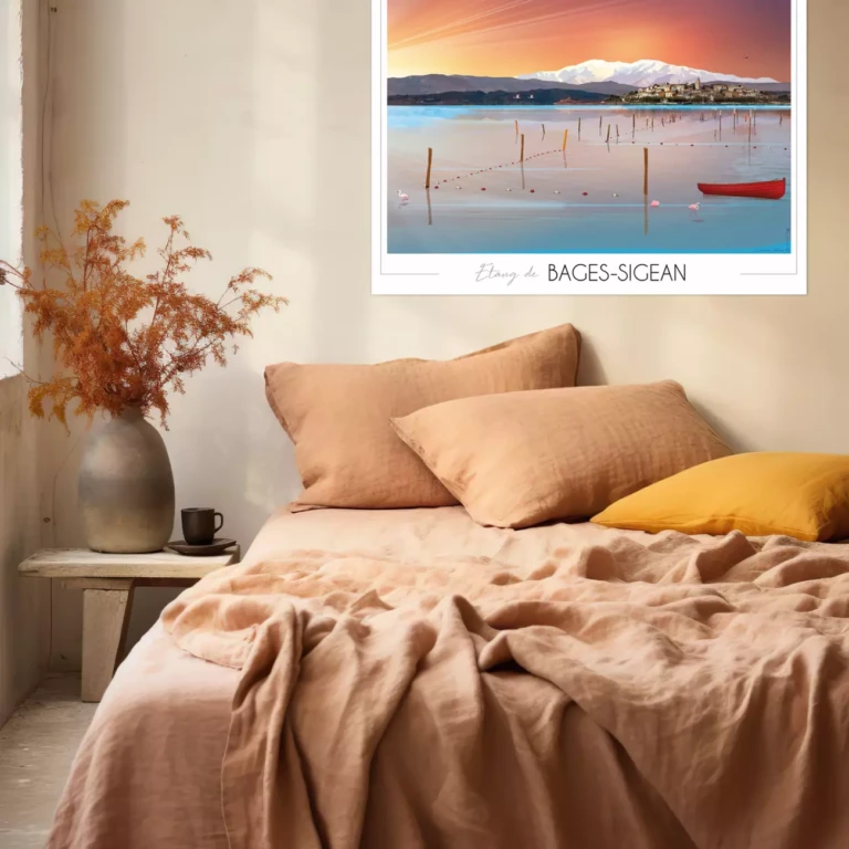 Foliove - Affiche Étang de Bages Sigean
