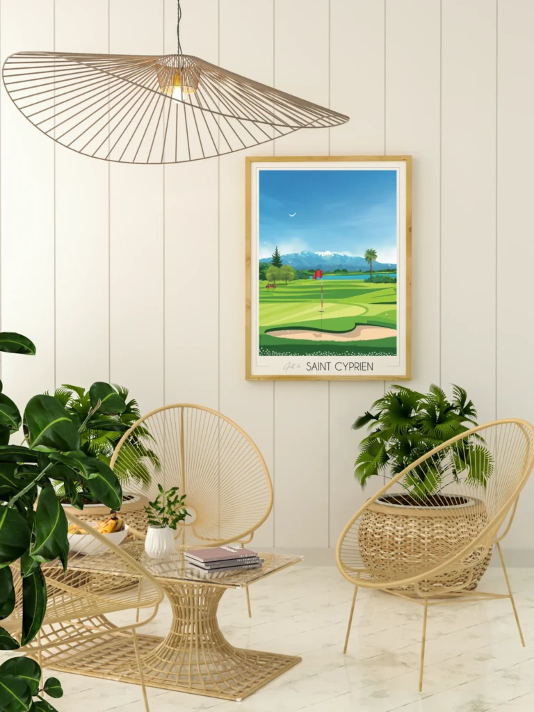 Foliove - Affiche Golf de Saint-Cyprien