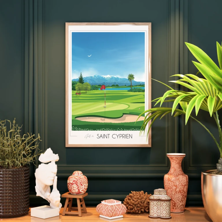Foliove - Affiche Golf de Saint-Cyprien