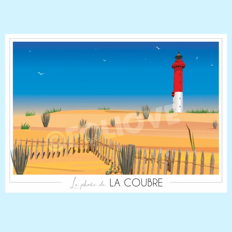 Foliove - Affiche Phare de la Coubre