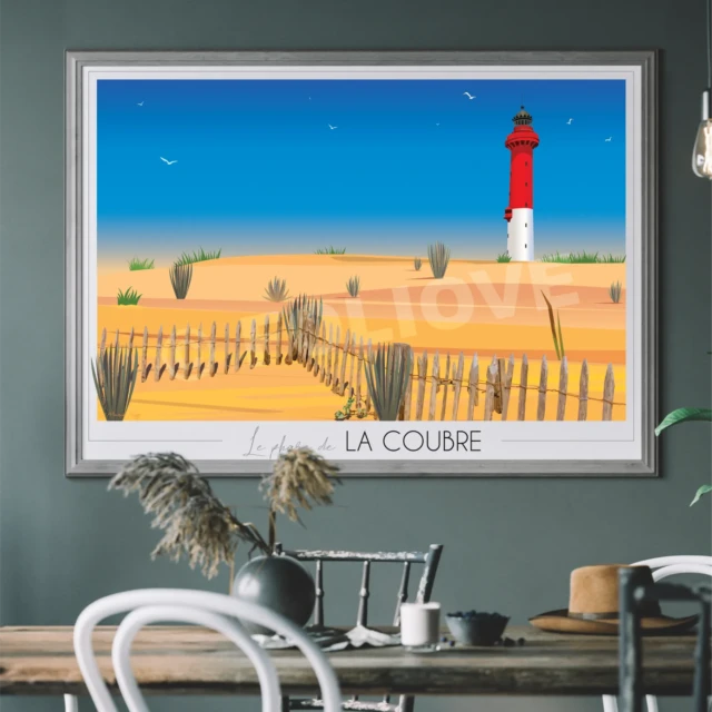 Foliove - Affiche Phare de la Coubre