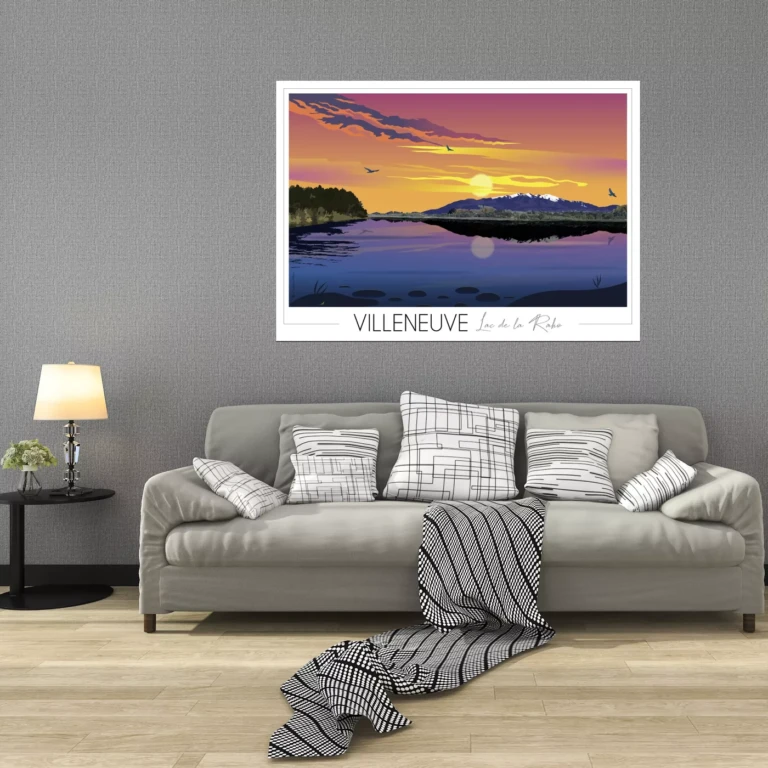 Foliove - Affiche Villeneuve-de-la-Raho Lac