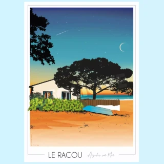 Foliove - Affiche Le Racou  Argelès sur Mer