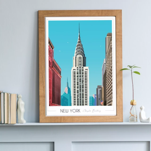 Foliove - Affiche New York Chrysler Building