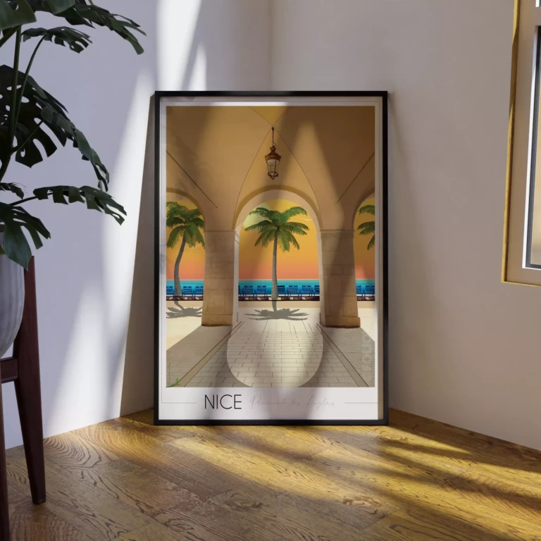 Foliove - Affiche Nice - Promenade des anglais