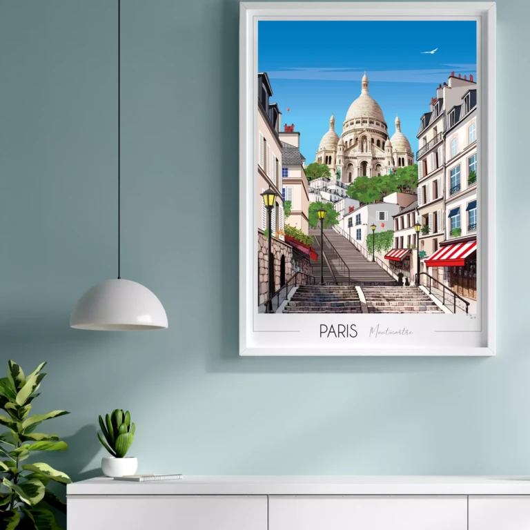 Foliove - Affiche Paris Montmartre