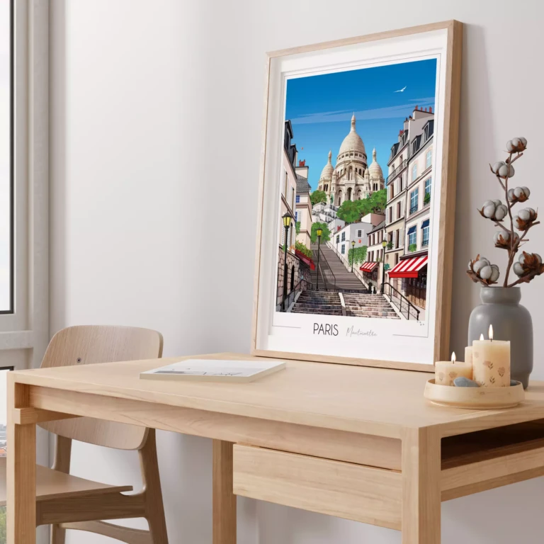 Foliove - Affiche Paris Montmartre