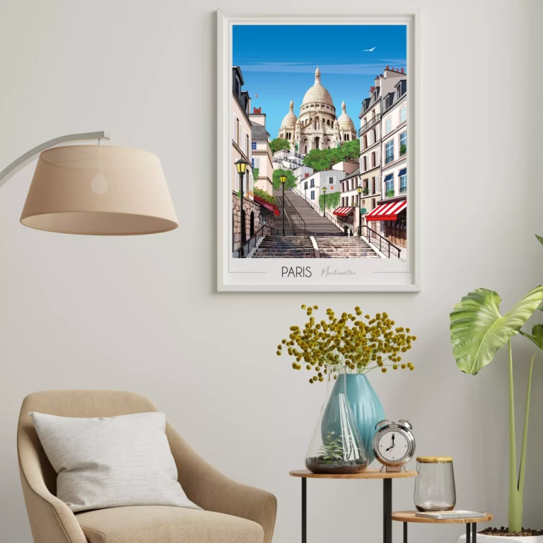 Foliove - Affiche Paris Montmartre