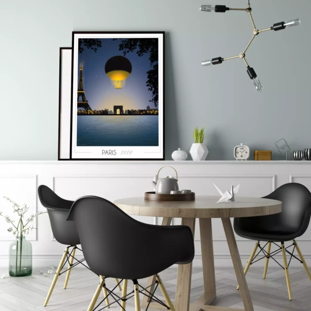 Foliove - Affiche Paris 2024 Vasque Olympique