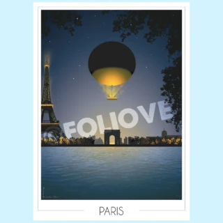 Foliove - Affiche Paris Vasque Olympique  Edition limitée