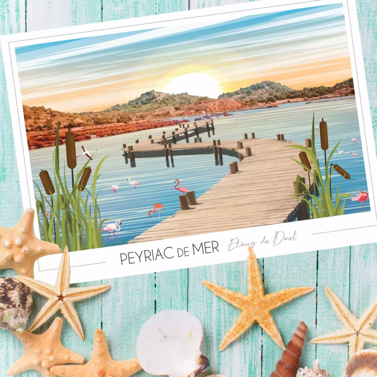 Foliove - Affiche Peyriac-de-Mer