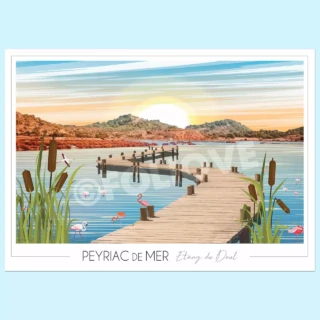 Foliove - Affiche Peyriac-de-Mer
