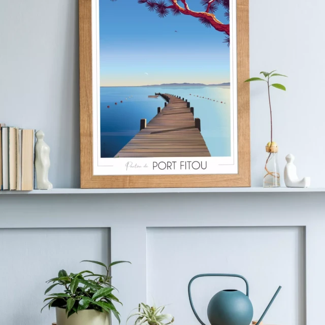 Foliove - Affiche Port Fitou
