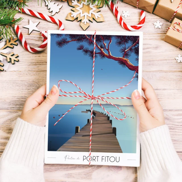 Foliove - Affiche Port Fitou