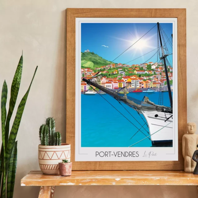 Foliove - Affiche Port-Vendres Port