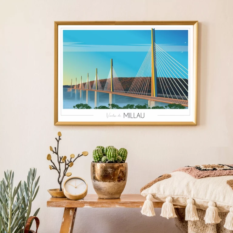 Foliove - Affiche Millau Viaduc
