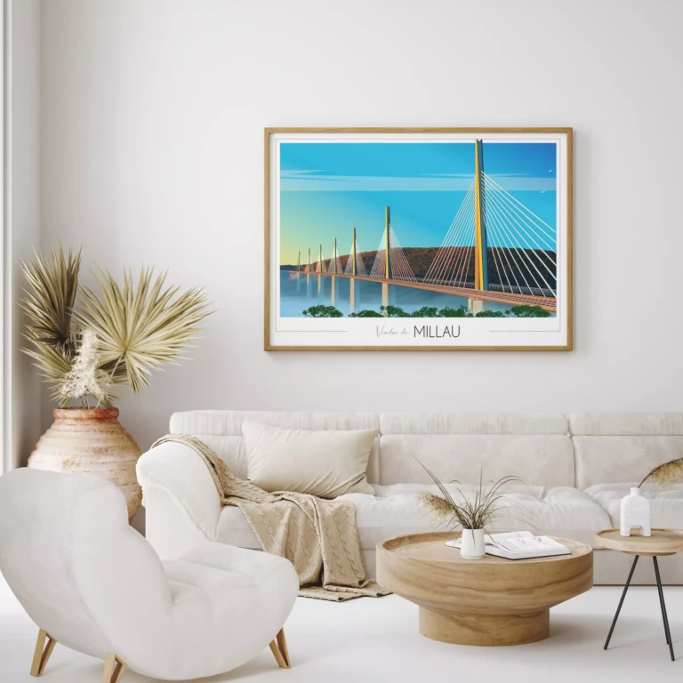 Foliove - Affiche Millau Viaduc