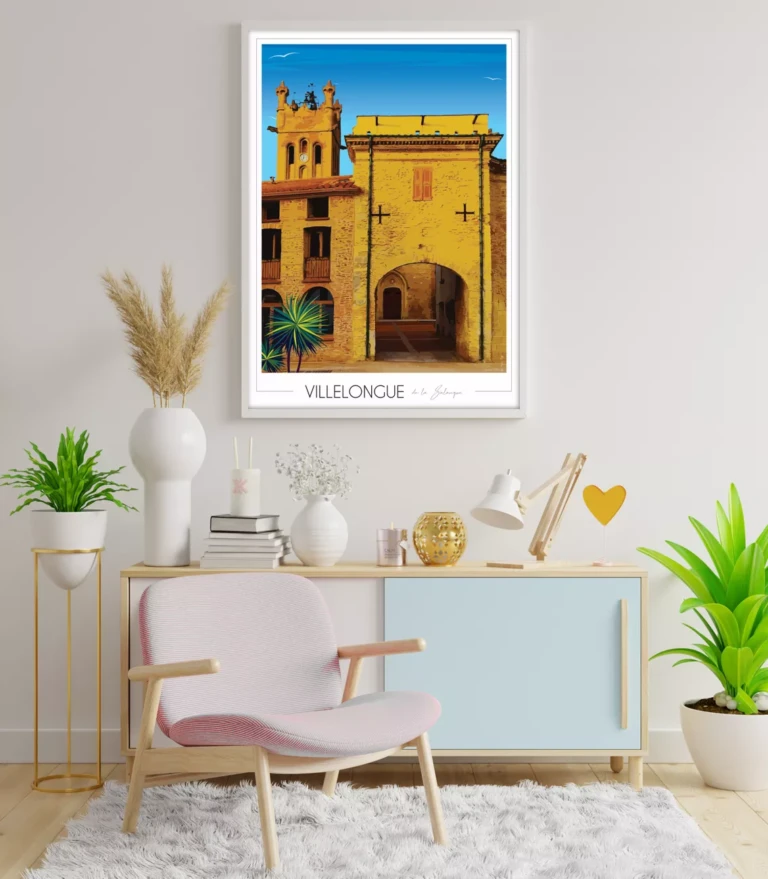 Foliove - Affiche Villelongue de la Salanque