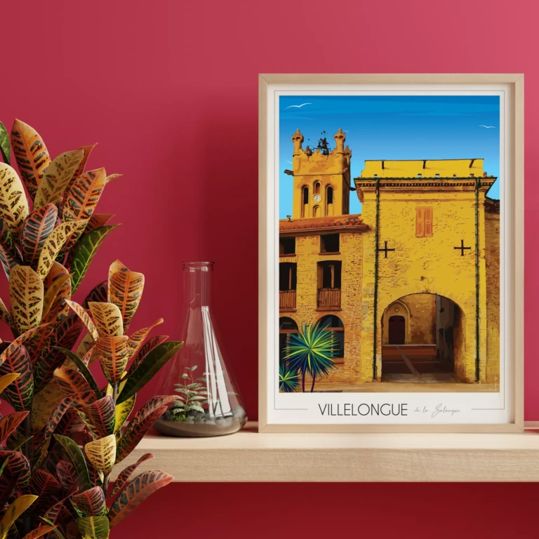 Foliove - Affiche Villelongue de la Salanque
