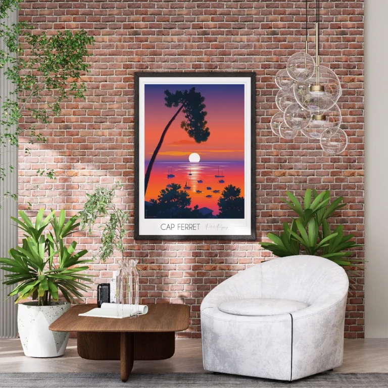 Foliove - Affiche Cap Ferret Petit Piquey