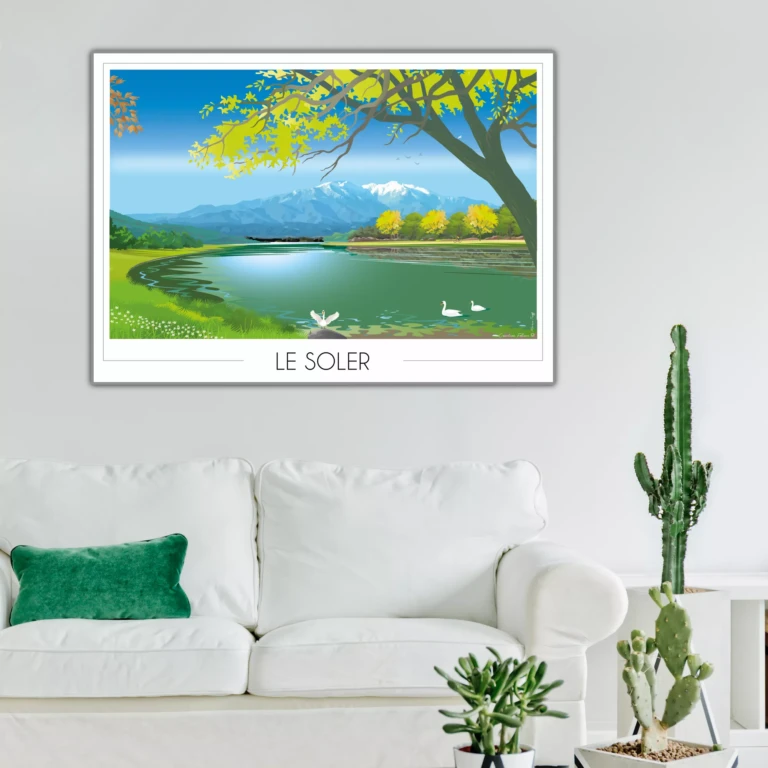 Foliove - Affiche Le Soler Lac