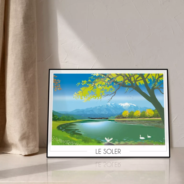 Foliove - Affiche Le Soler Lac