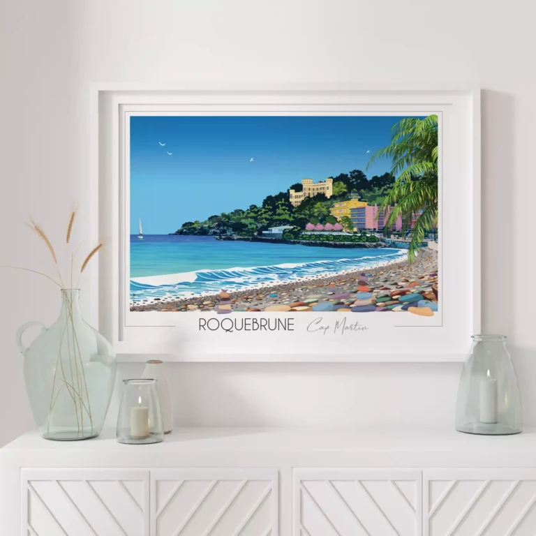 Foliove - Affiche Roquebrune Cap Martin