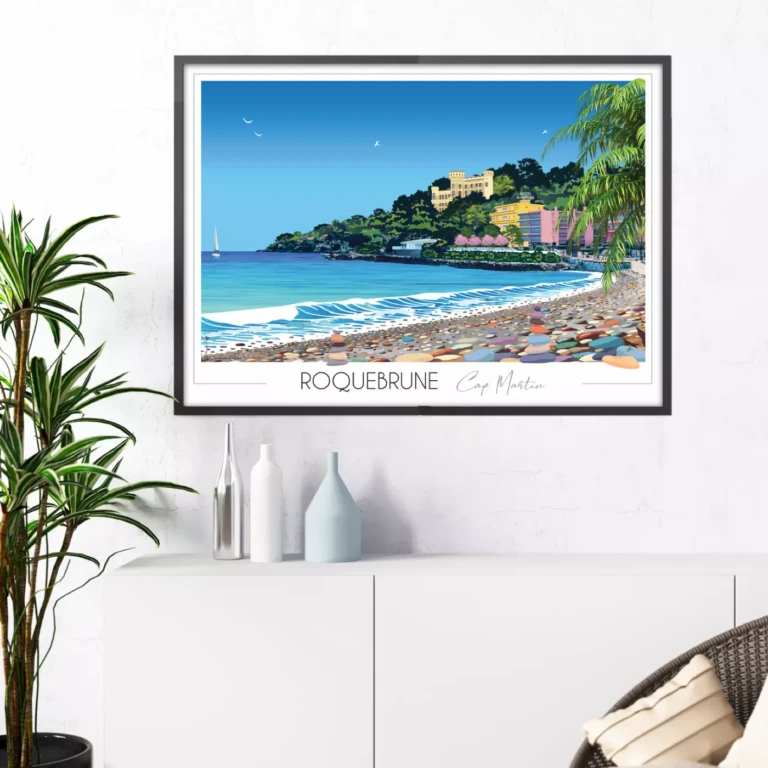 Foliove - Affiche Roquebrune Cap Martin